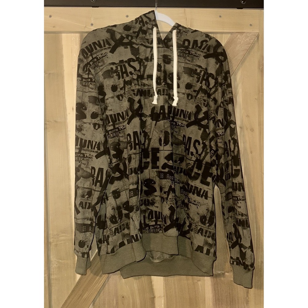 FORBUSITE Men's Hooded Graphic Sweatshirt Pullover‎ Hoodie Forest Green XL